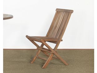 Weathered Teak Folding Chair
