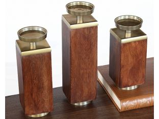 Set of 3 Eden Candleholders