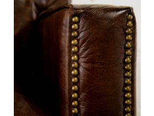 Larkin 88" Sofa in Cigar Leather