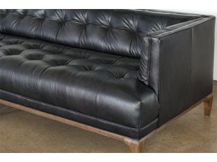 Dylan Tufted Sofa in Rider Black