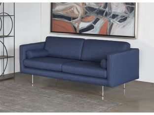 Azure Sofa with Brushed Stainless Steel Legs 