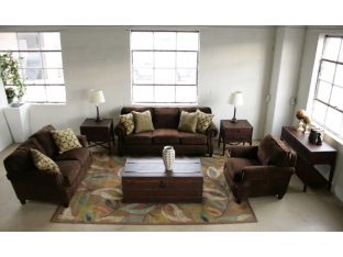 Leather Steamer Trunk Coffee Table