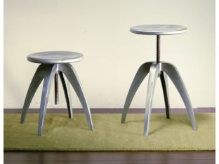 Galvanized Metal Adjustable Stool