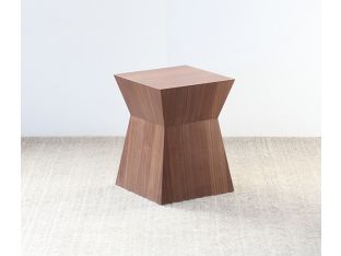 Natural Walnut Pawn Stool