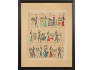 Egyptian Print Still Life 26W x 32.5H