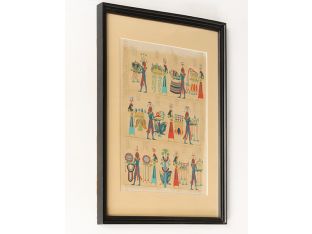 Egyptian Print Still Life 26W x 32.5H