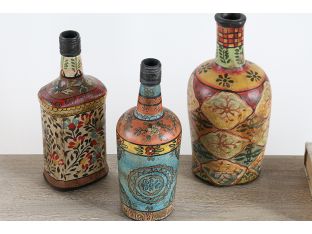 Set of 3 Circus Bottles