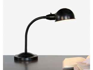 Black Gooseneck Steel Lamp