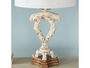 Twin Acanthus Leaf Table Lamp