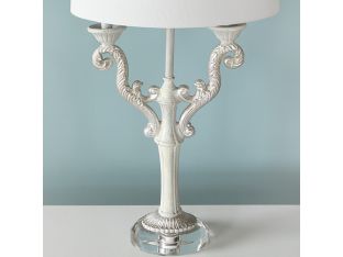 Twin Candelabra Table Lamp