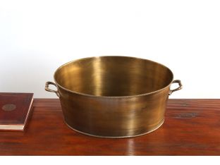 Antique Brass Planter Centerpiece