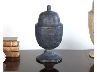 Black Marble Urn - Cleared Décor