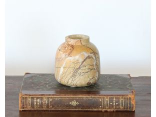 Small Marble Rain Forest Brown Vase