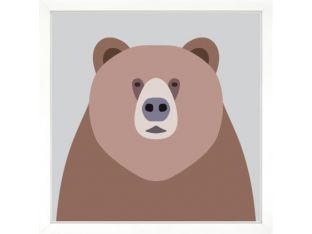 Zoo Portrait I - Bear 24W X 24H